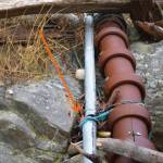 Contributed photo/Public Records Request                                CenturyLink&rsquo;s fiber cable is connected to OPALCO&rsquo;s power cable near OPALCO&rsquo;s Pear Point substation.