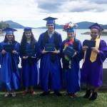 L-R: Avigayil Klein, Josee Pacheco, Jameson Cook, Adia Dolan, James McCaull and Melyssa Smith.