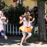 Kids perform circus flash mob in Eastsound