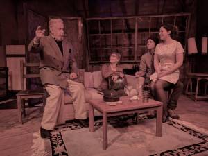L-R: Victor Velasco (Tony Lee) describes the virtues of Kinichis to Ethel (Luann Pamatian), Paul (Kevin Hauschild) and Corie (Danica Coffman)