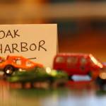 Staff photo/Hayley Day                                A model of the roundabout at Sharpes Corner was available to view at the Feb. 13 open house.