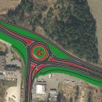 Contributed image/WSDOT                                This is the proposed design of the roundabout at Sharpes Corner in Anacortes.