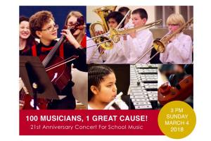 One hundred musicians; One great cause