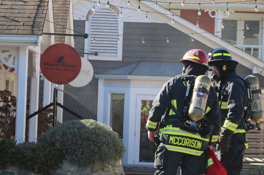 Orcas Fire responds to blaze in Printshop