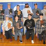 <strong>Marty Zier photo </strong>                                Back row, left to right: Matthew Mullan, Hayden Simpson, Kellen Maier, Vanya Bullock, Garrett Ballanger. Front row: Tomas Holmes, Brian Schneider, Corey Aragon and Kupono Anuenue. Missing: Daniel Keyes and Charlie Brady.