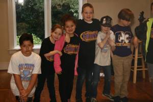 Some of the students who participated in the week of worship.