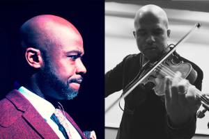 Left: Marc Bamuthi Joseph. Right: Daniel Bernard Roumain.
