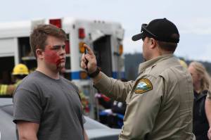 Teens take ‘crash’ course on reckless driving