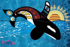 Part of the poster for Searching for Chinook.