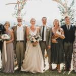 The family on Minnies wedding day.