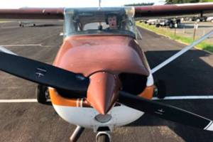 OCS student flies solo a month before graduation