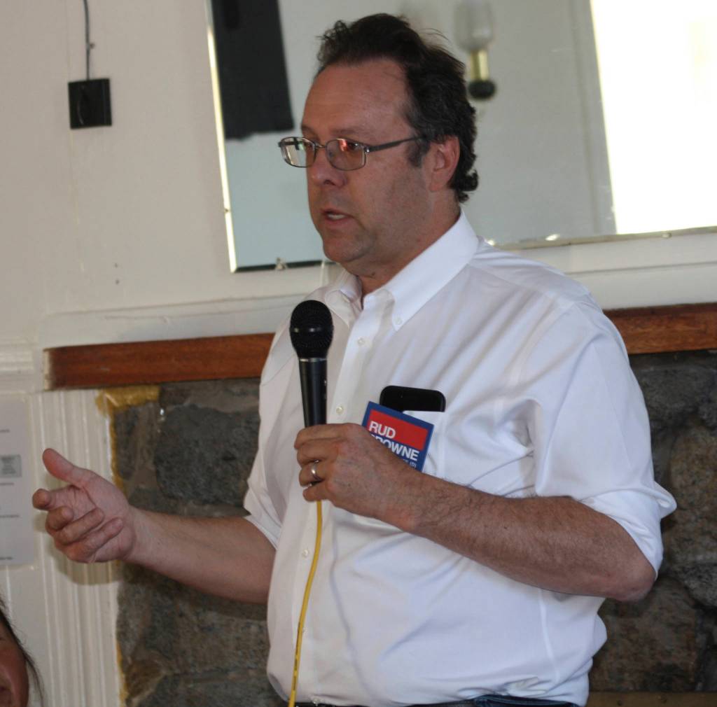 Staff photo/Hayley Day                                Democrat Rud Browne of Bellingham is a Washington state Legislature candidate.