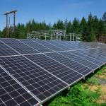 Contributed photo/OPALCO                                OPALCOs solar power project on Decatur.