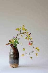 Ikebana show at the Orcas Library