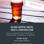 Island Hoppin’ Brewery hosts ‘Beer and Conversation’ to discuss affordable housing