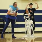 Homecoming assembly and parade photos | Soccer game and barbecue on Saturday