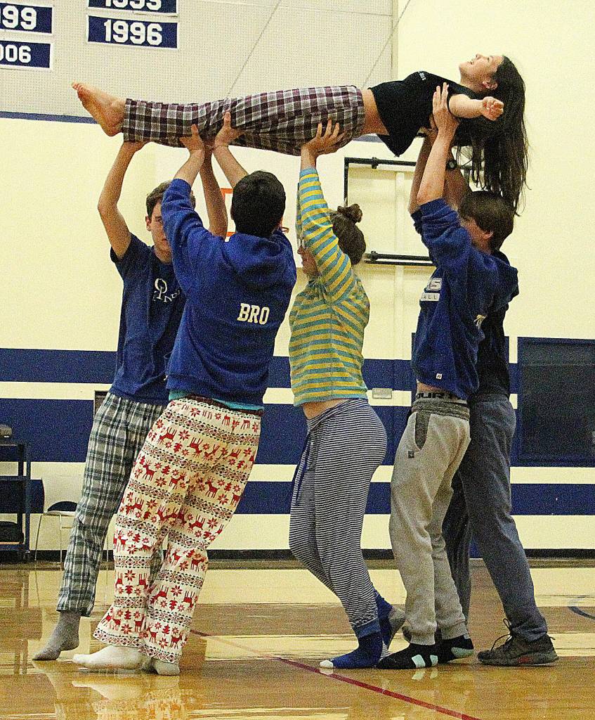 Homecoming assembly and parade photos | Soccer game and barbecue on Saturday