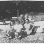 Contributed photo                                Bill Chevalier and Lizzy Graignic Chevaliers family on Stuart Island.