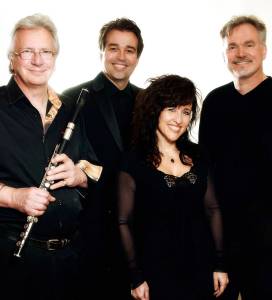 <strong>Contributed photo</strong>                                <em>Left to right: Flutist Brian Dunning, Marc </em>Gremm<em>, Janet Marie Chvatal </em>and<em> Jeff Johnson.</em>