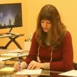 Staff photo/Hayley Day                                Jennifer Doll Oettinger works at Tammy M. Cotton Insurance Agency in Friday Harbor.