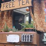 Staff photo/Heather Spaulding. The bus door, installed with a coin sorter.