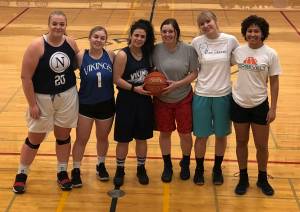L-R, Jessie Nichols, Katy Minnis, Lilly Miller, Emma Minnis, Bethany Hansen and Stephanie Shaw.
