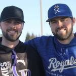 Staff photo/Heather Spaulding                                The boys show off their teams gear.