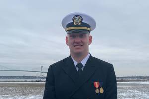 Zier graduates from Navy officer school