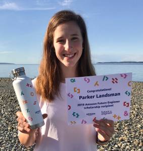 Landsman wins Amazon scholarship