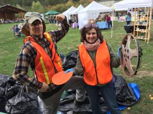 Pick up litter during Great Island Clean Up