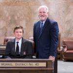 Orcas boy serves as page in Olympia
