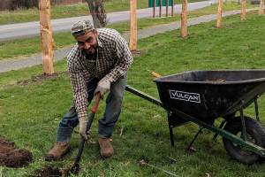 Nunez services donates fence for permaculture project at Christian School
