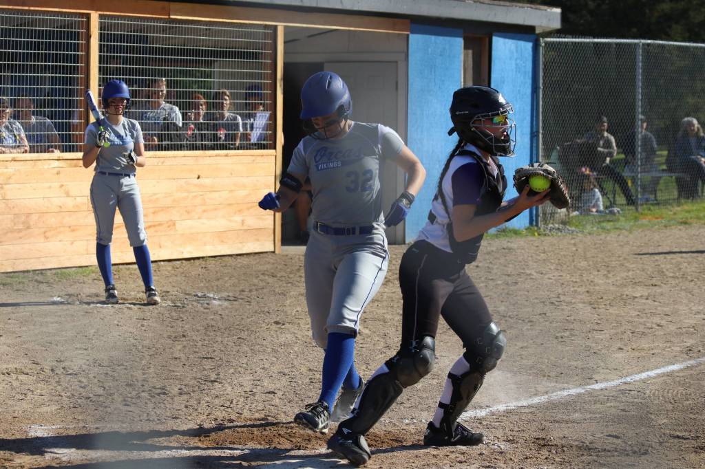 Vikings softball wraps up season on the road