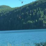 Wildfire in Moran State Park