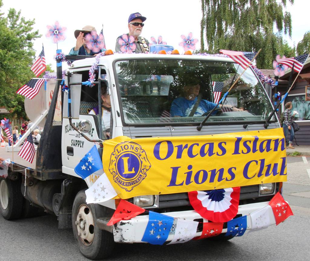 Mandi Johnson/staff photo                                A lions float in last years parade.