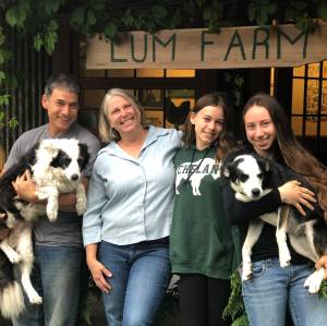 Colleen Smith/staff photo                                Eric (holding Angelina) Amy, Rachel and Martha (holding Belle).