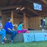 Local speakers inspire action at local vigil protest of ICE detainment camps