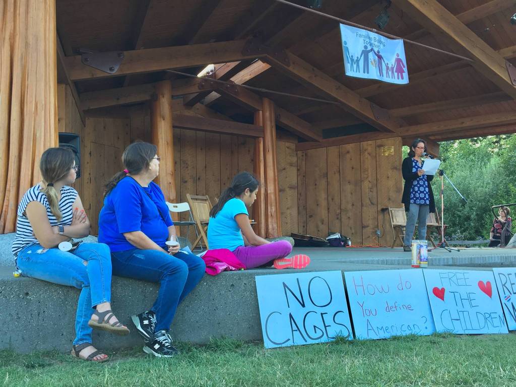 Local speakers inspire action at local vigil protest of ICE detainment camps