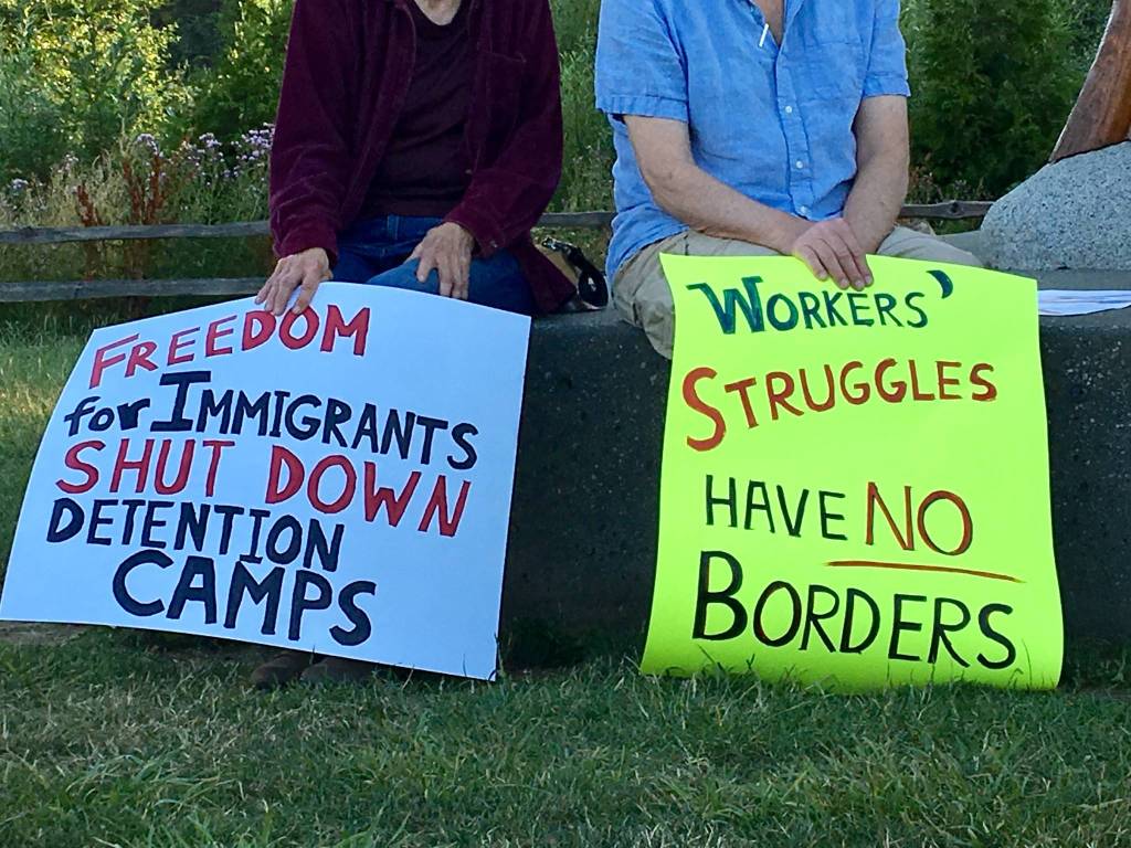Local speakers inspire action at local vigil protest of ICE detainment camps