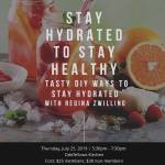 Stay Hydrated to Stay Healthy workshop