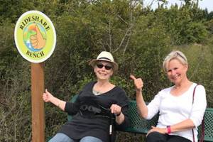 Deer Harbor has a new ride share bench