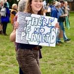 Contributed photo by Corey Wiscomb.                                The slogan There is no Planet B read on signs in Washington D.C., Berlin and Orcas Island