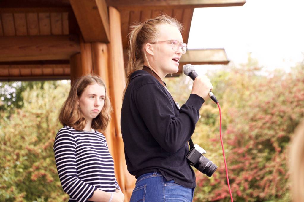 Organizers Arla Sutton (left) and Birdie Greening (right)