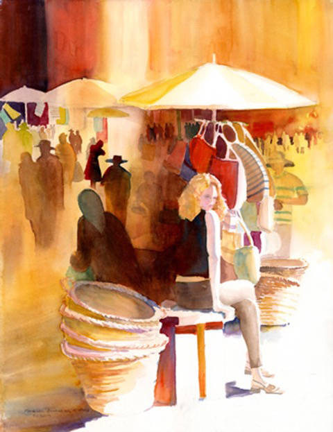 A painting by Caroline Buchanan.