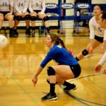 Corey Wiscomb/Contributed photo                                Viking Ariah Howard in one of the games against La Conner.