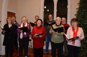 Choral Society carolers warm Orcas spirits