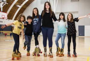 <em>Colleen Smith/staff photo</em>                                Left to right: Miette Vaughn, Johnny Holley, Elizabeth Ockerman, Eve Eon, Vivian Casaday and Yssa Rodriguez.