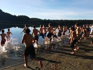 Polar bear plunge. (Contributed photo.)