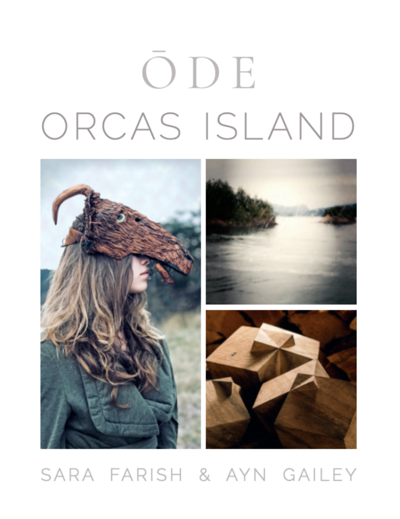 Book cover credits:                                Cedar goat mask by Rivkah Sweedler Walter H. Barkas II                                Aleph Geddis wood block photo by AJ Ragasa                                View from the ferry by Ayn Gailey                                Book and cover design by Ayn Gailey and Sara Farish