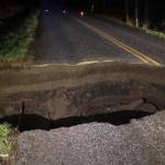 Contributed photo | Killebrew lake Rd. east of Laporte Rd. on Friday evening.